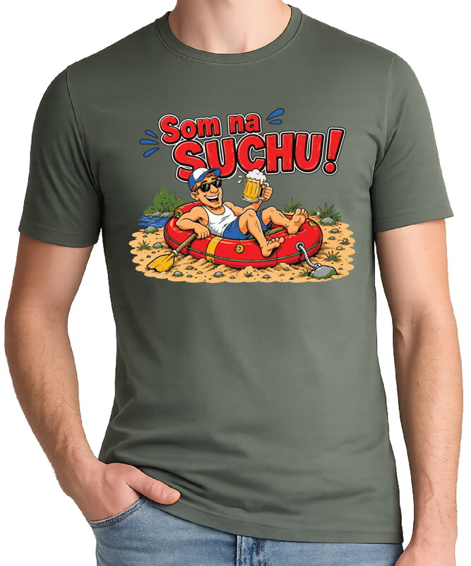 Pánske vodácke tričko – Som na suchu!