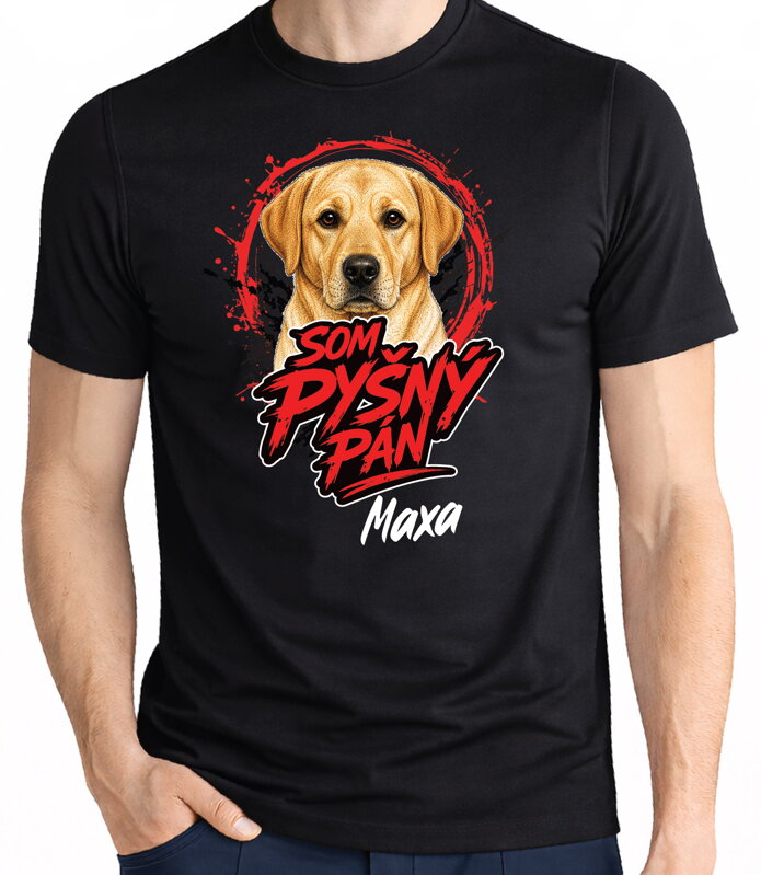 Tričko pre psíčkarov - Som pyšný pán - labrador