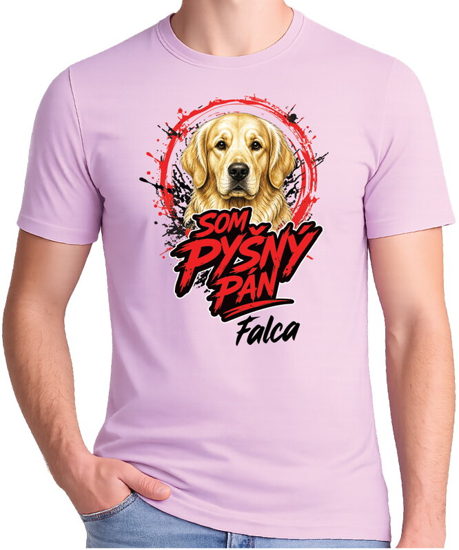 Tričko pre psíčkarov - Som pyšný pán - zlatý retríver