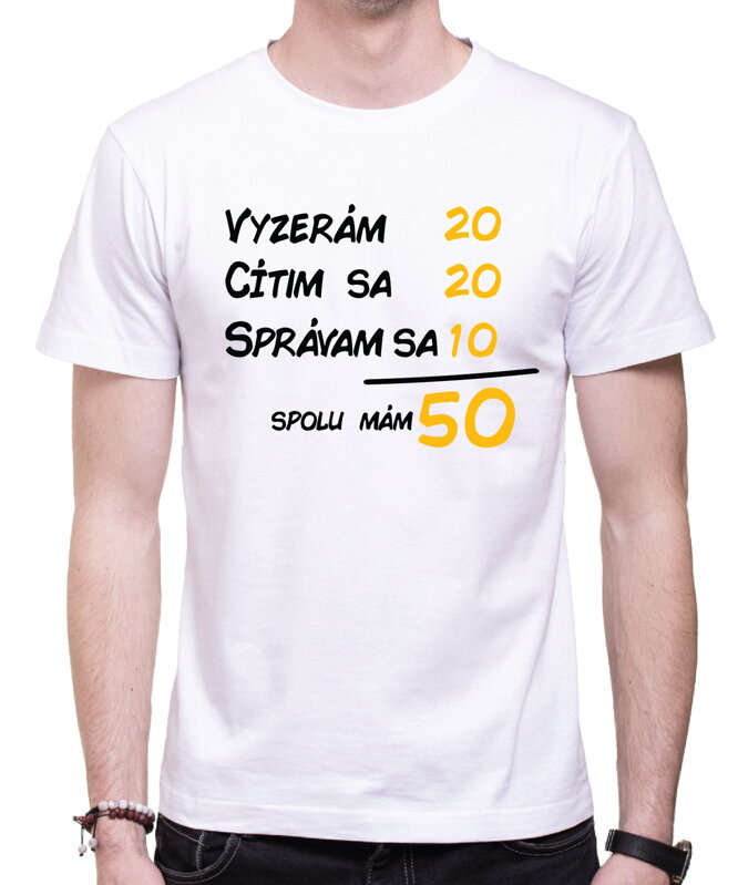 Narodeninové tričko - Spolu mám 50 Narodeninové tričko - Spolu mám 50