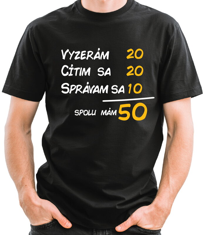 Narodeninové tričko - Spolu mám 50 Narodeninové tričko - Spolu mám 50