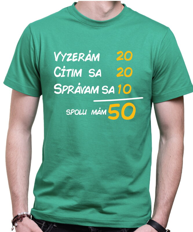 Narodeninové tričko - Spolu mám 50 Narodeninové tričko - Spolu mám 50
