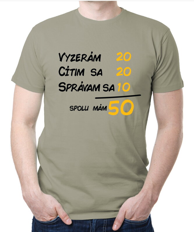 Narodeninové tričko - Spolu mám 50 Narodeninové tričko - Spolu mám 50