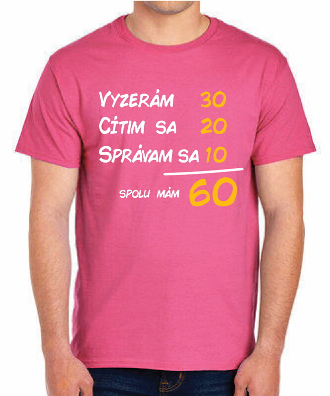 Narodeninové tričko - Spolu mám 60 Narodeninové tričko - Spolu mám 60