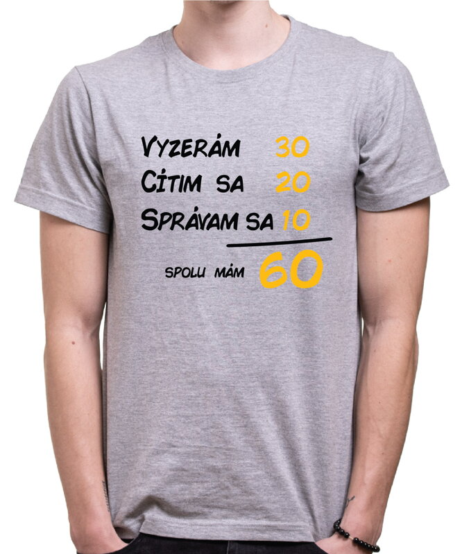 Narodeninové tričko - Spolu mám 60 Narodeninové tričko - Spolu mám 60