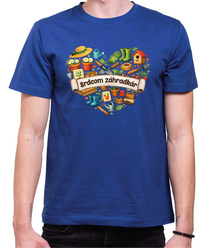 Tričko - Srdcom záhradkár