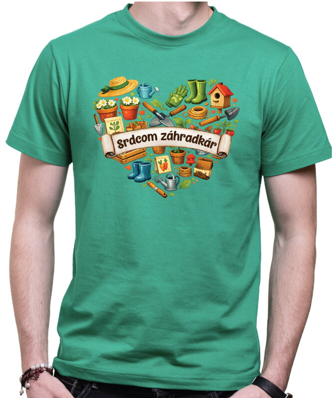 Tričko - Srdcom záhradkár