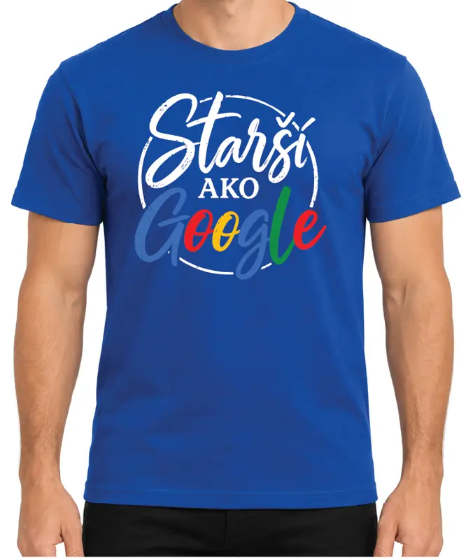 Narodeninové tričko - Starší ako Google / Staršia ako Google