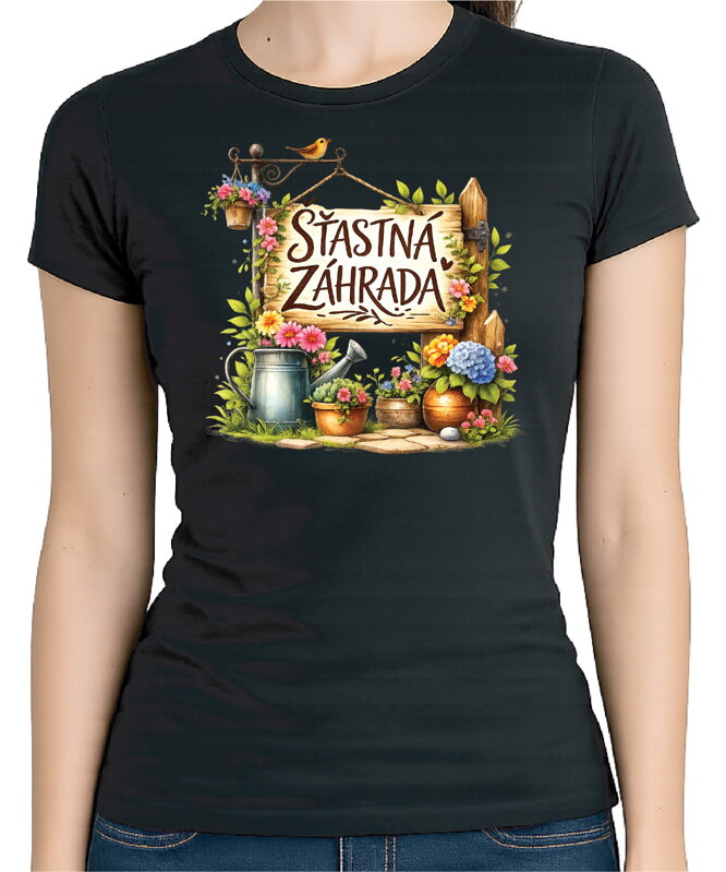 Tričko - Šťastná záhrada