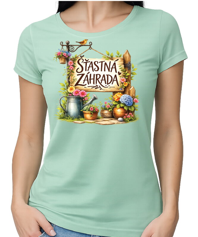 Tričko - Šťastná záhrada