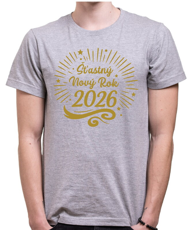 Silvestrovské tričko - Šťastný Nový Rok 2026