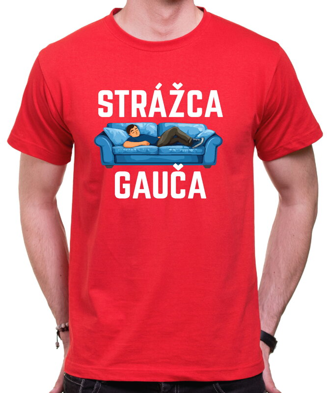 Pánske tričko - Strážca gauča Pánske tričko - Strážca gauča