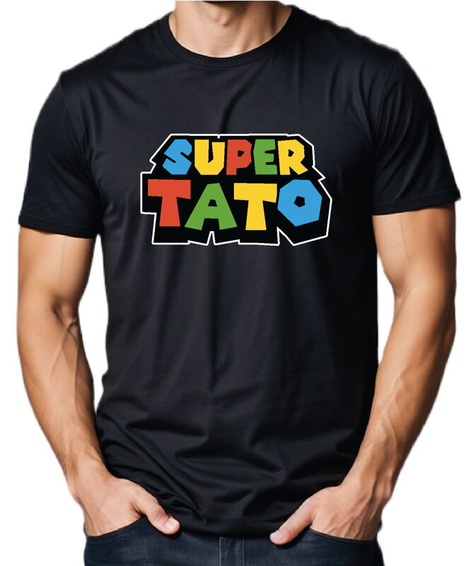 Pánske tričko - SUPER TATO farebné Pánske tričko - SUPER TATO farebné