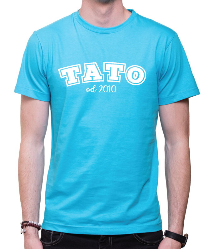 Pánske tričko - TATO od (vlastný rok) Pánske tričko - TATO od (vlastný rok)