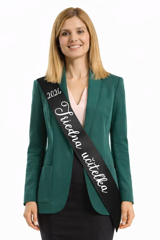 Šerpa/stuha - Triedna učiteľka písané (vlastný rok)