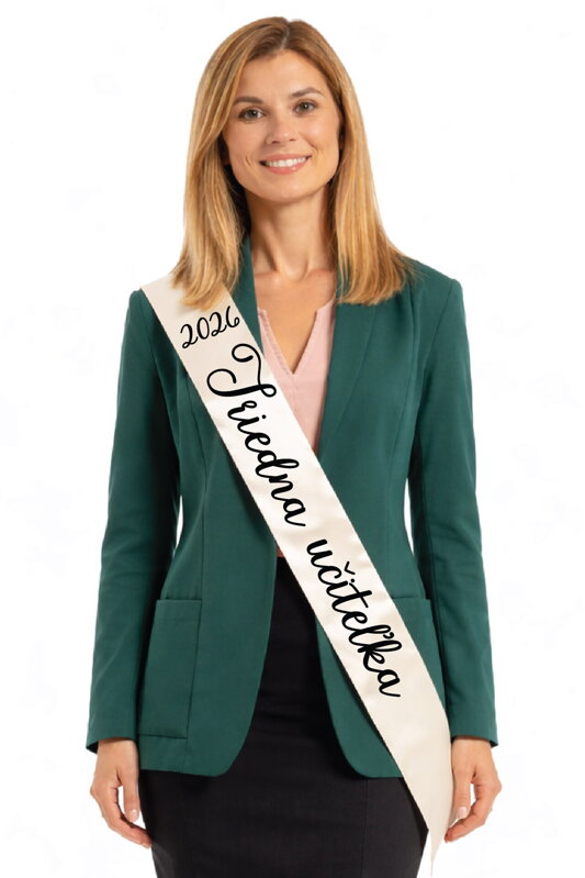 Šerpa/stuha - Triedna učiteľka písané (vlastný rok)