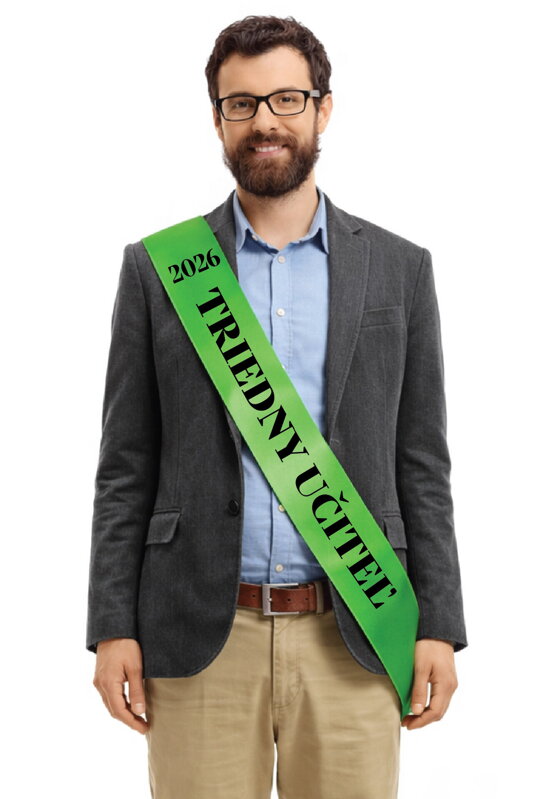 Šerpa/stuha - Triedny učiteľ  tlačené (vlastný rok)