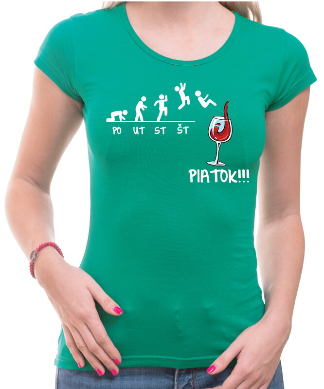 Tričko - Piatok! - VÍNO Tričko - Piatok! - VÍNO