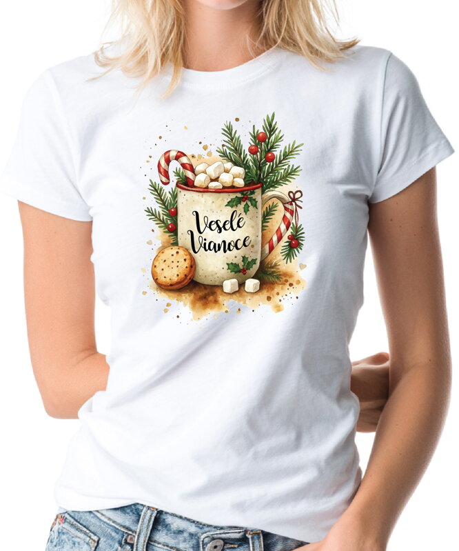 Vianočné tričko - Vianočný hrnček