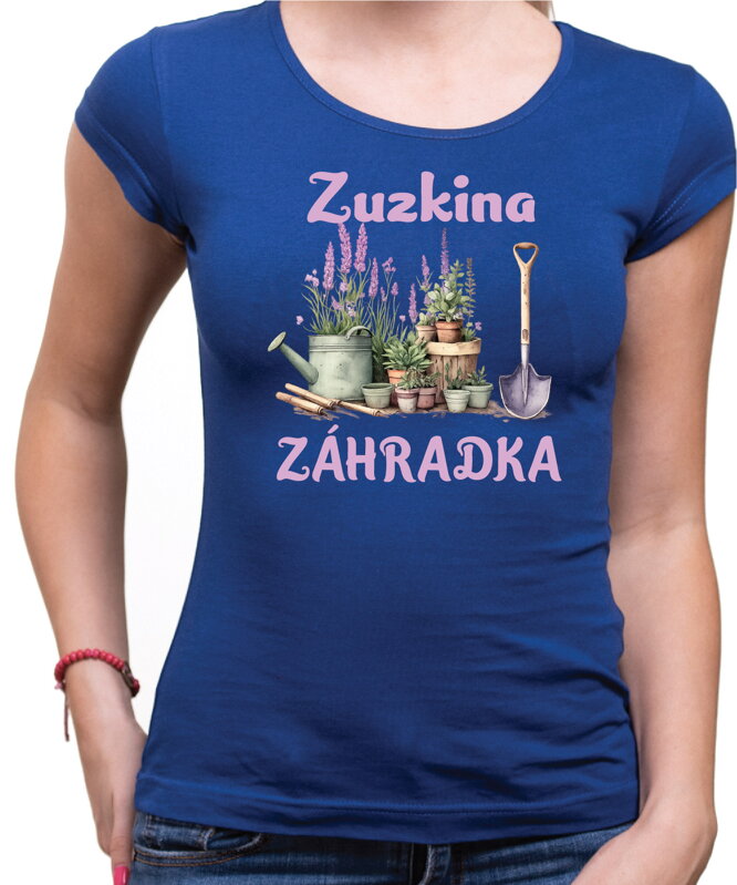 Dámske tričko - (Vlastné meno) ZÁHRADKA