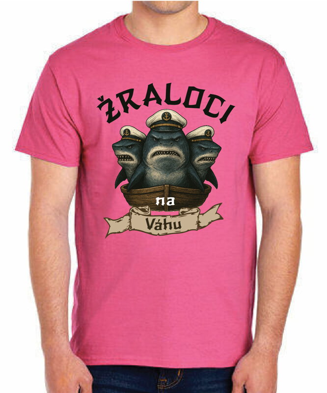 Vodácke tričko - Žraloci na (vlastný text) Vodácke tričko - Žraloci na (vlastný text)
