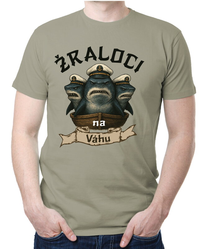 Vodácke tričko - Žraloci na (vlastný text) Vodácke tričko - Žraloci na (vlastný text)