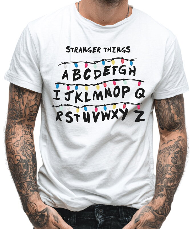 Tričko - Svetlá Stranger Things