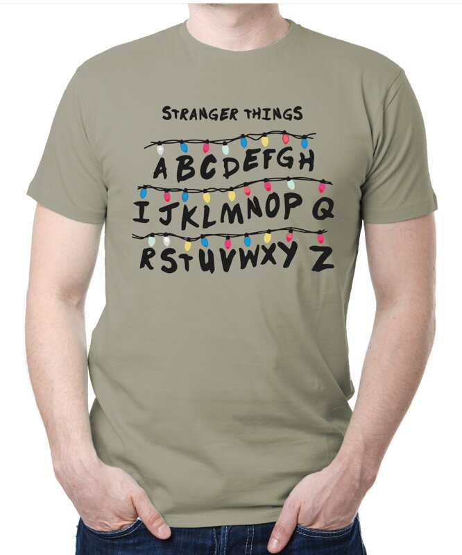 Tričko - Svetlá Stranger Things
