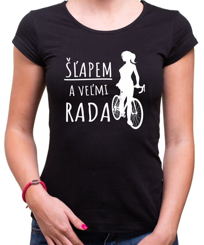 Dámské cyklo Tričko - ŠĽAPEM Dámské cyklo Tričko - ŠĽAPEM