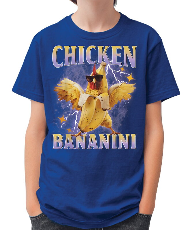 Tričko - Chicken bananini (Taliansky Brainrot)
