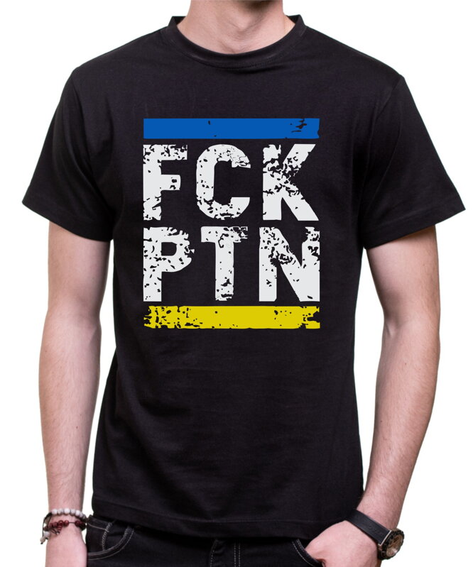 Tričko - FCKPTN (Podpora Ukrajine)