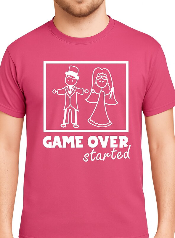 Tričko GAME OVER/started