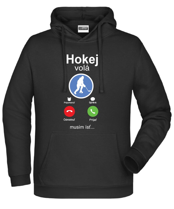Mikina - Hokej Volá, musím ísť...