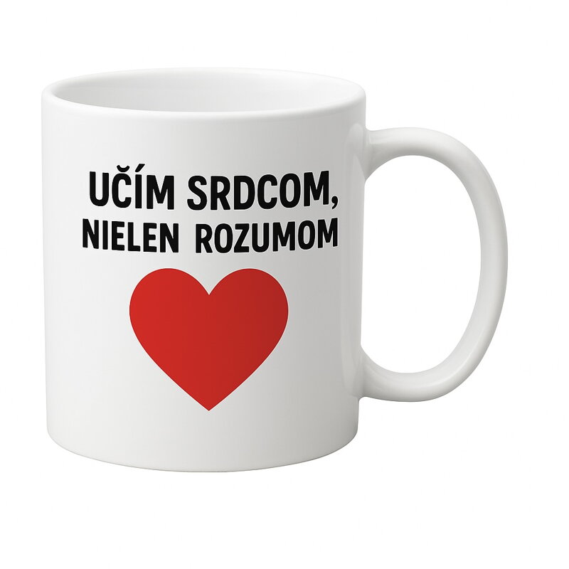 Hrnček pre učiteľov - Učím srdcom, nielen rozumom Hrnček pre učiteľov - Učím srdcom, nielen rozumom