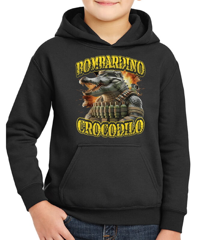 Mikina - Ver.2 Bombardino Crocodilo  (Talianský brainrot)