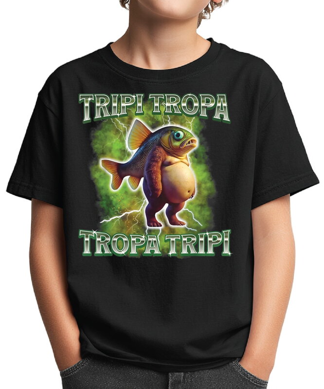 Tričko - V Mutant Tripi Tropa Tropa Tripi (Taliansky Brainrot) Tričko - V Mutant Tripi Tropa Tropa Tripi (Taliansky Brainrot)