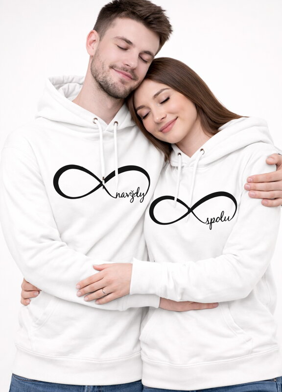 Partnerské mikiny - Navždy spolu (nekonečno)