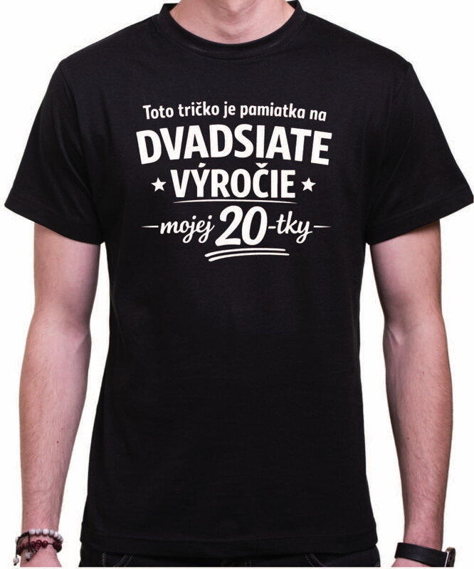 Narodeninové tričko - 40tka = Pamiatka na dvadsiate výročie mojej 20tky
