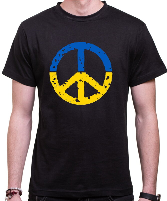 Tričko - PEACE Ukrajina (Podpora Ukrajine)