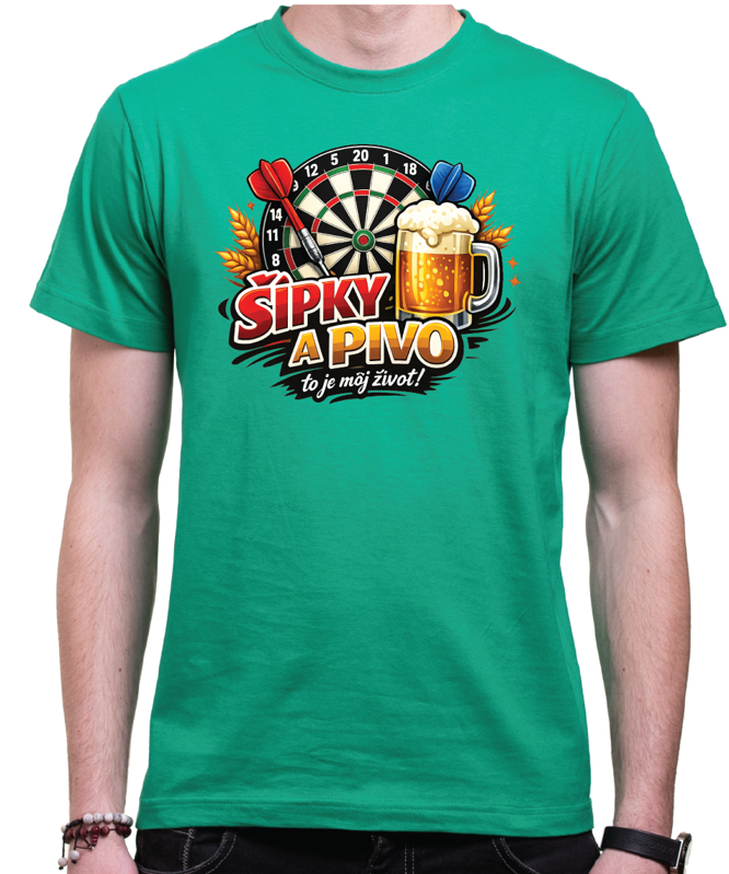 Tričko pre šípkarov - Šípky a pivo, to je môj život!