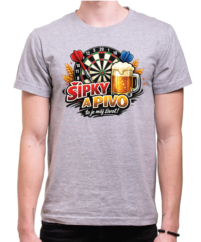 Tričko pre šípkarov - Šípky a pivo, to je môj život!