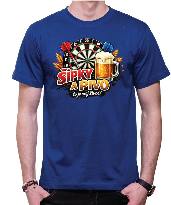 Tričko pre šípkarov - Šípky a pivo, to je môj život!