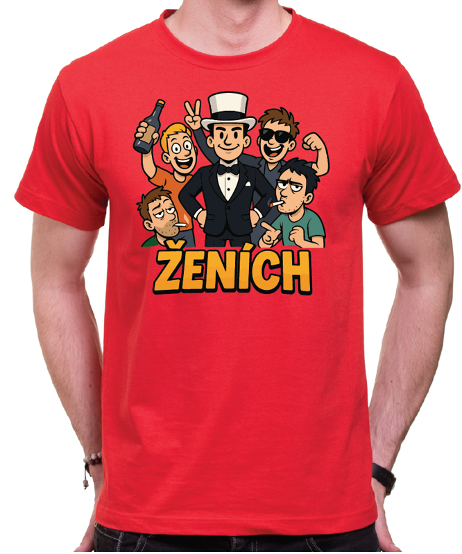 Tričká Ženích a Ženíchov gang (cena za 1ks) Tričká Ženích a Ženíchov gang (cena za 1ks)