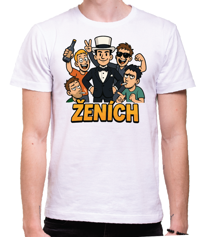 Tričká Ženích a Ženíchov gang (cena za 1ks) Tričká Ženích a Ženíchov gang (cena za 1ks)