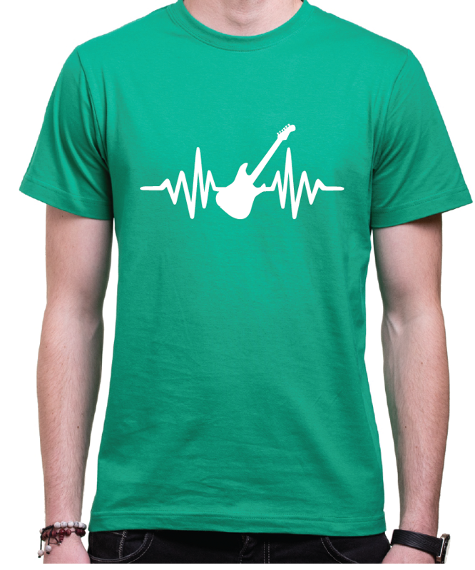 Tričko - EKG Gitara Tričko - EKG Gitara