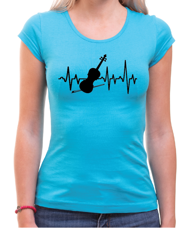 Tričko - EKG Husle Tričko - EKG Husle