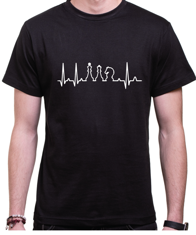 Tričko - EKG Šachy Tričko - EKG Šachy
