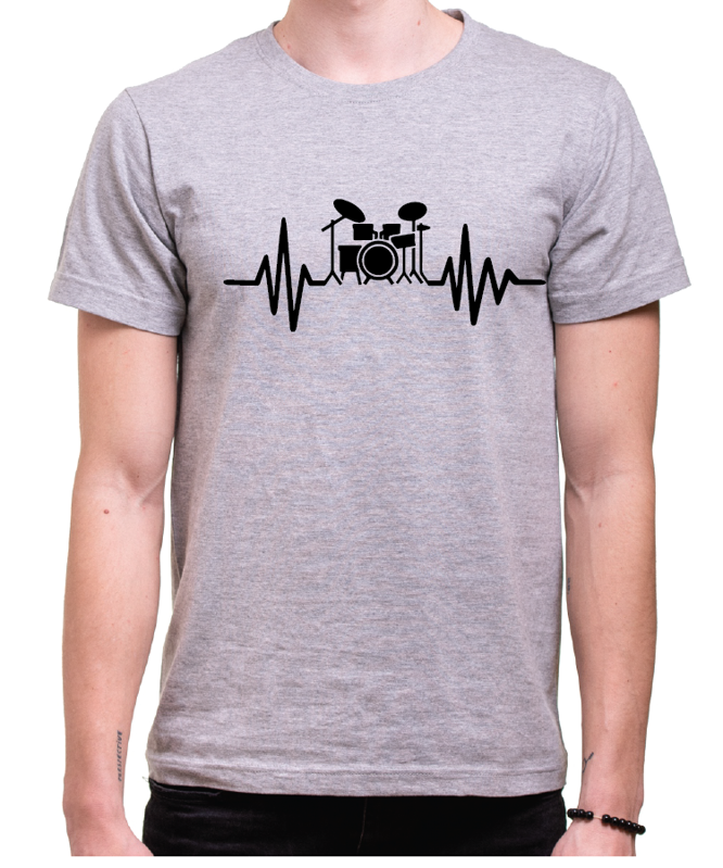 Tričko - EKG Bicie (pre bubeníkov) Tričko - EKG Bicie (pre bubeníkov)