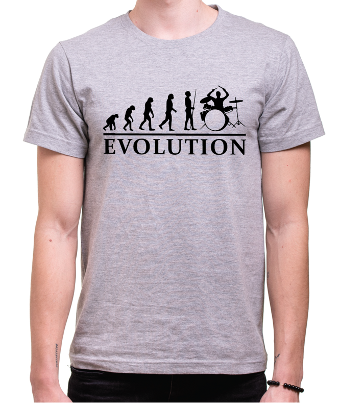 Tričko - Evolúcia Bicie (pre bubeníkov)