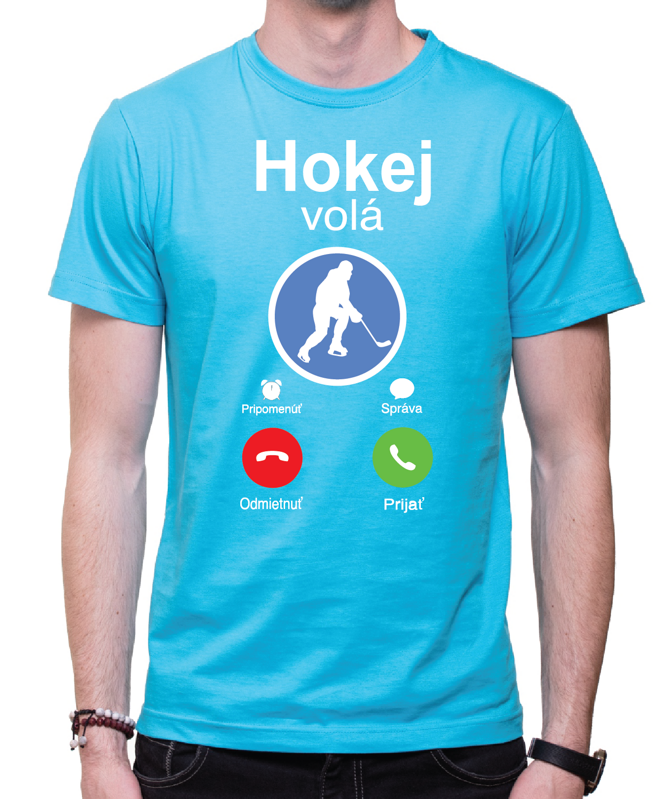 Tričko - Hokej volá Phone Tričko - Hokej volá Phone